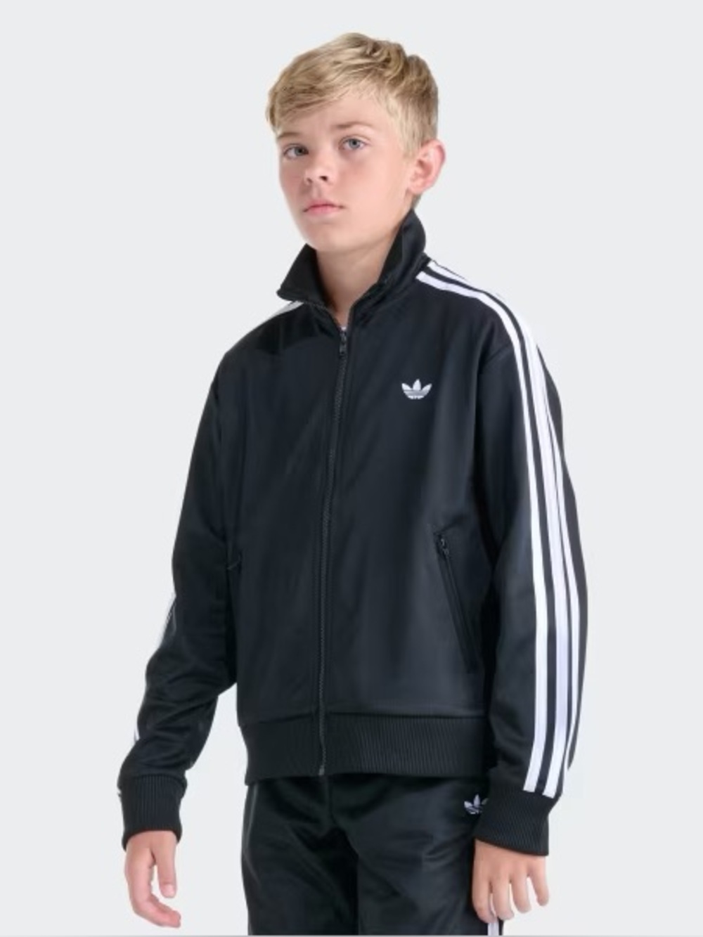 Unisex black adidas Adicolor Classics Firebird Track Jacket